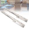 Folding Bench Table Wall Shelf 15.6 Inch Heavy Duty Stainless Steel Wall Mounted Shelf Hinge Bracket for Bench Table