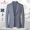 MONTAGUT Men's Business Casual Dark Pattern Suit Jacket
