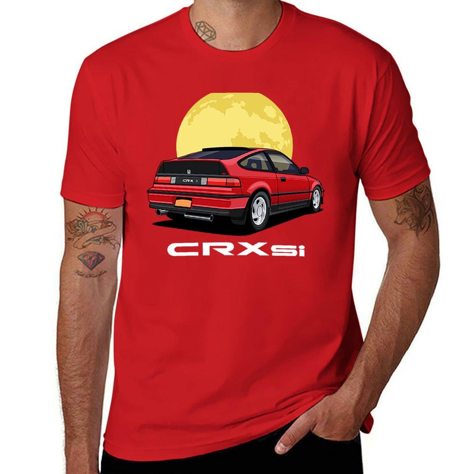 

Футболка CRX SI Классический автомобиль корейская мода хиппи одежда возвышенная Мужская одежда S