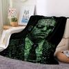 1 Stück Die Matrix Flanell-Kuscheldecke - HD-Druck Leicht Weich Warm Ganzjahresdecke für Sofa, Bett, Reisen, Camping 010