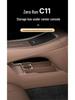 Leapmotor C11 Center Console Silicone Storage Box - Fits 26 Models, Multipurpose Double-layer Design