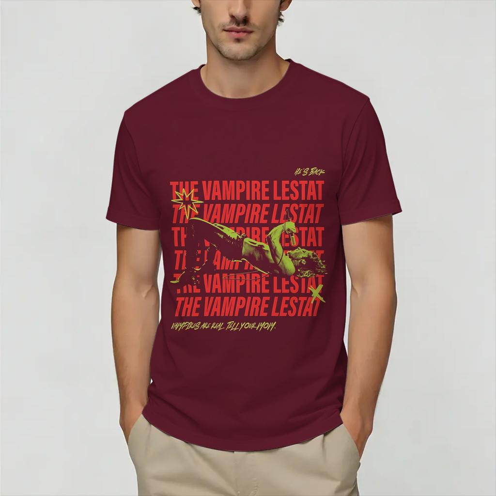 The Vampire Lestat T Shirt Summer Harajuku T Shirts Unisexs 100 Cotton ONeck 4XL 5XL 6XL Clothes ShortSleeve Vintage Tshirt