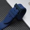 Waterdichte Ademende Massief Roestvrij Staal Gesp Siliconen Horlogebanden 22mm voor Guess W0040g3 W0040g5 W0247g3 Horlogeband