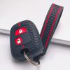 Silicone Car Key Fob Cover for Peugeot 107 207 307 407 206 306 406 Citroen C1 C4 C2 C3 with Keychain Anti Scratch Shockproof Key Fob Protector