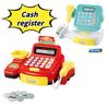 [J] 1 Set Lighting And Sound Effects Toy Simulation Supermarket Cash Register Game Electronic Pretend Play House Toys For Kids