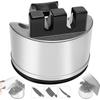 Upgraded 2-Stage Pocket Kitchen Chef Knife Sharpeners Mini Knife Sharpener with Suction Cup Portable Kitchen Sharpening Tool