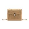 Serpenti Forever Series Calfskin Shoulder Bag, Crossbody Bag Small Women's Gold 292983