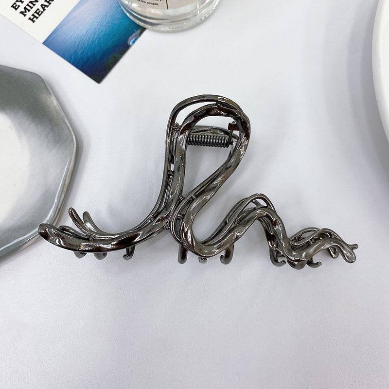 2023 Vintage Geometric Hair Claws Korean Hollow Out Grab Hair Clip Hairpins For Women Fashion New Headwear Girl Hair Accessories