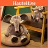 Plush Cute Elephant Doll With Pp Cotton Filling For Kids Bedroom Decoration