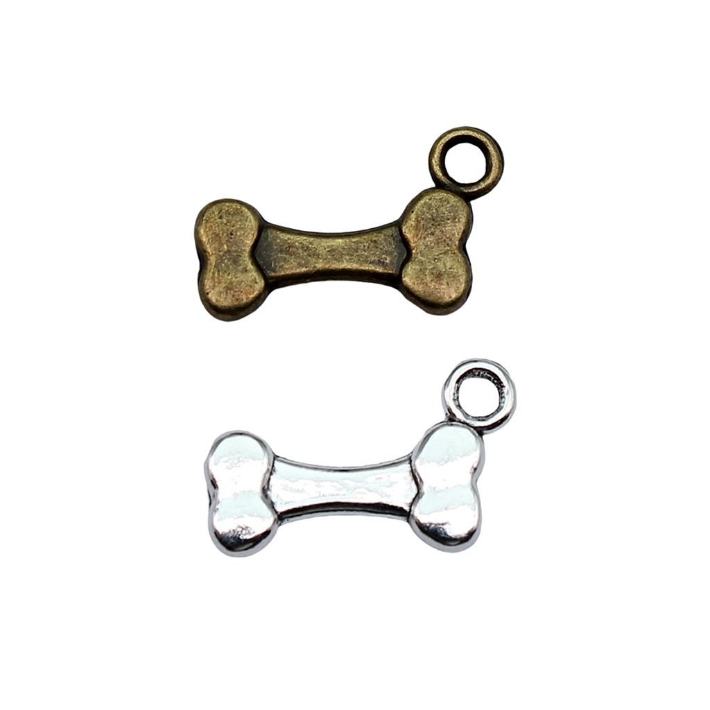 Alloy Dog Paws Charms Bear Paws Pendants For Jewelry Making Dog Themed Accessories