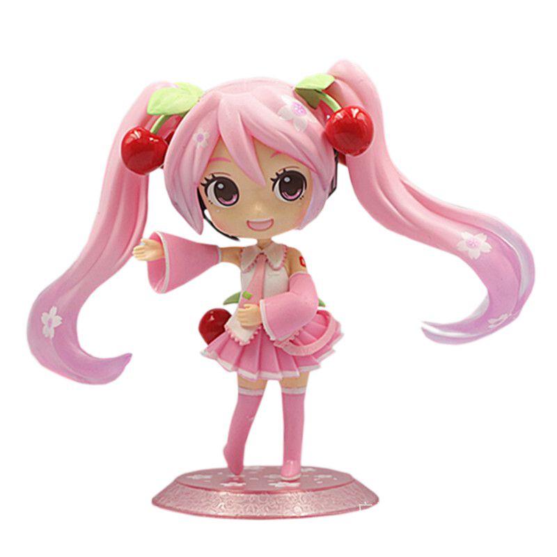 Hatsune Miku Cartoon Virtual Singer Manga Statue Figurines Stunning Collectible Model Toy