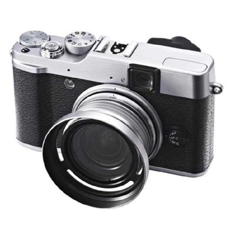 Parasolar Metalic cu Inele Adaptor Filtru Capace pentru Camere DSLR X10 X20 X30 Protecții