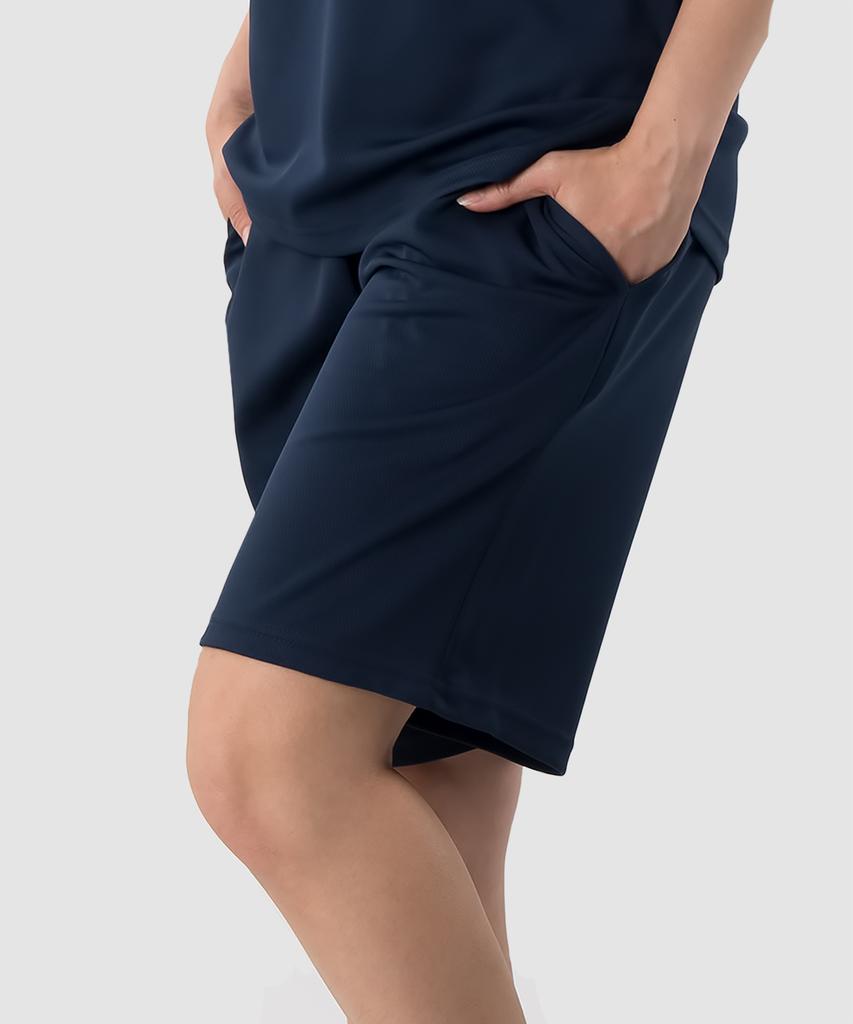 ARMEDES Unisex Recycled Cool Mesh Elastic Waist Shorts Ar-89 (Knee-Length)