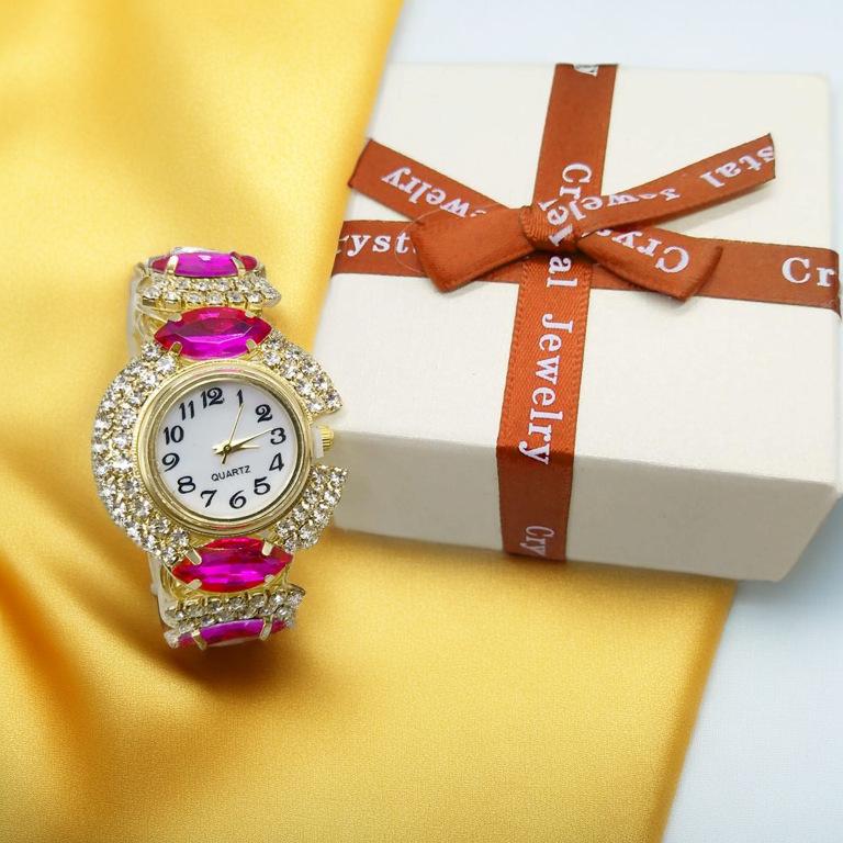 Stylish Women's Quartz Watch & Bracelet Set - Elegant & Popular Accessories