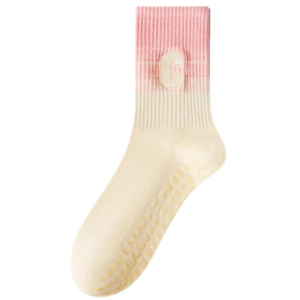 

Women s Non-Slip Yoga & Pilates Mid-Calf Socks One Size