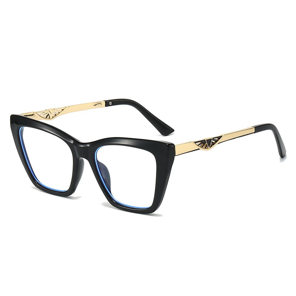 

Women S Square Anti-Blue Glasses Outdoor Street Sunshade Glasses Trendy Advanced Sense flat light