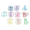 100Pcs Number Shape Paper Clips Funny Cute Rich Colors Bookmark Strong Clamping Fancy Paperclips
