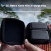 Portable Mini Bag For DJI Osmo Nano Safely Waterproof Shockpoof Storage Bag Protective Case With Carabiner Clip