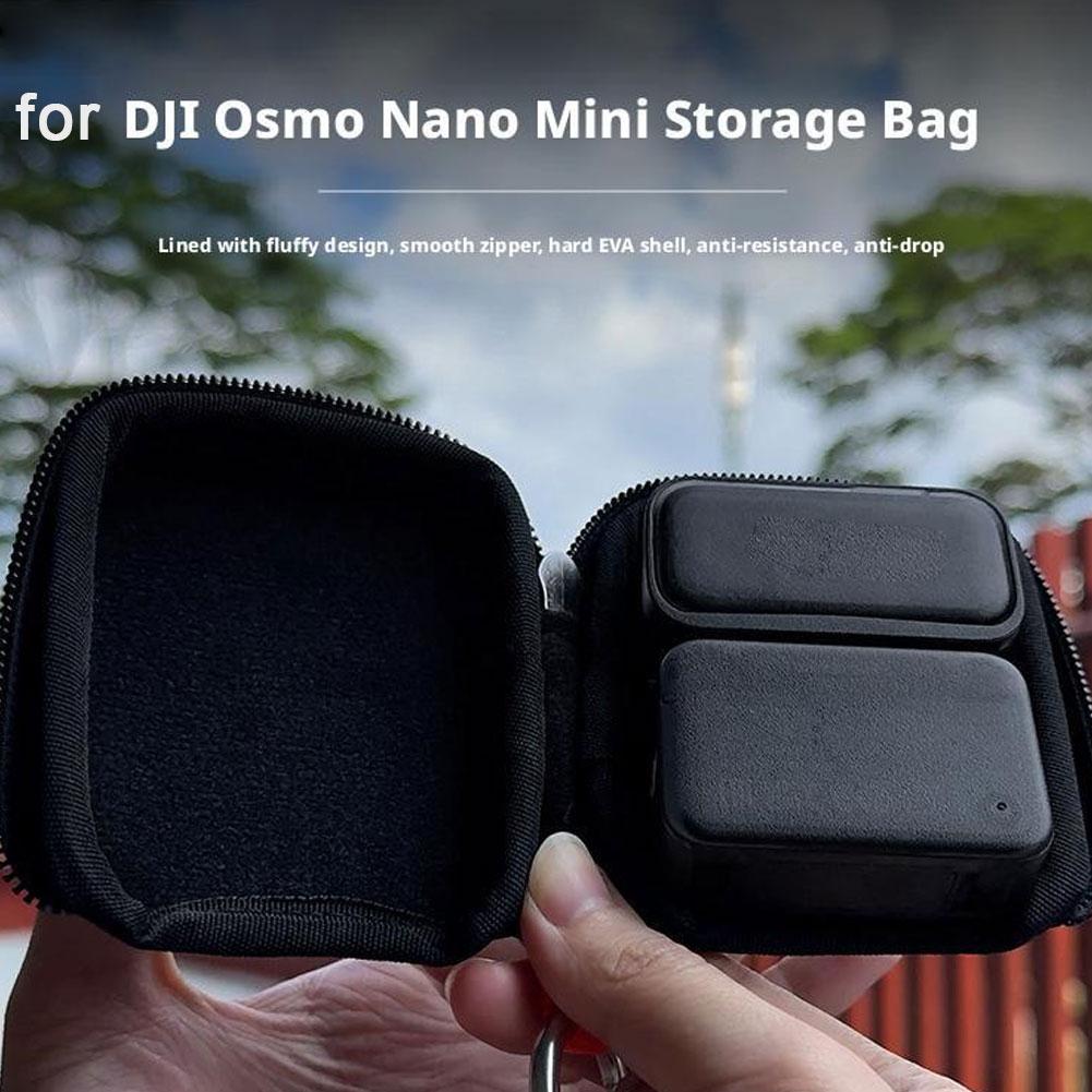 Portable Mini Bag For DJI Osmo Nano Safely Waterproof Shockpoof Storage Bag Protective Case With Carabiner Clip