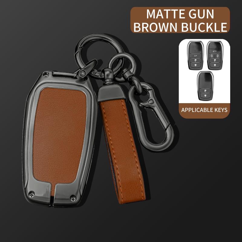 

Alloy Car Key Case Cover For Toyota Rav4 Yaris Cross Corolla Land Cruiser 200 Crown Camry Protector Key Shell Accessories