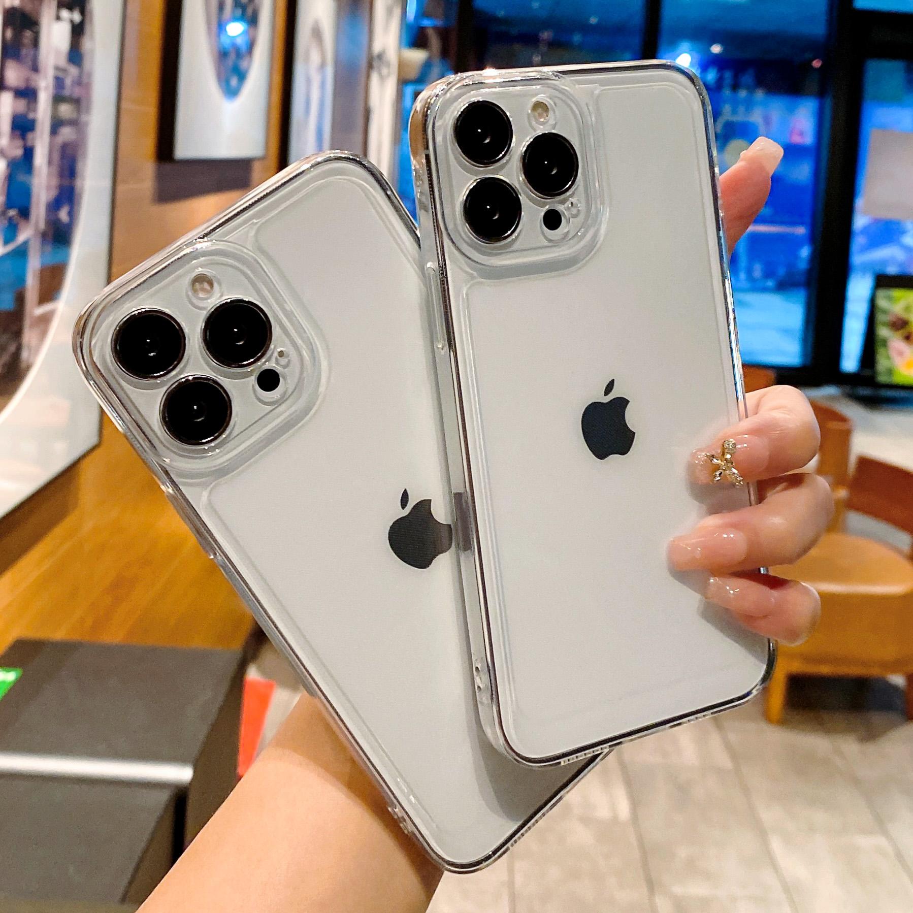 

TPU Case For iPhone 16 15 14 13 12 Pro Max X XR XS Max 8Plus/7Plus прозорий