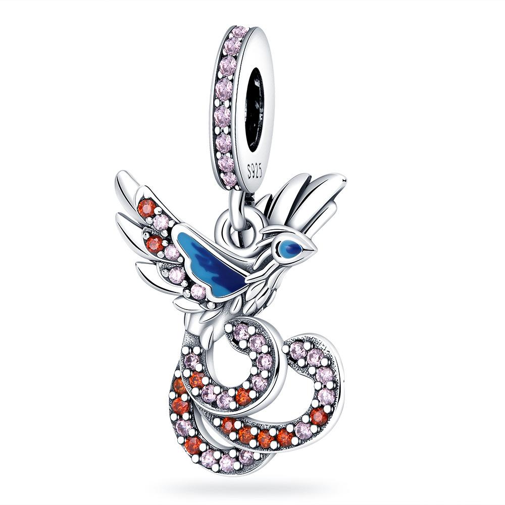 New Silver Plated Charm Lucky Fashion Charm Beaded Women Jewelry