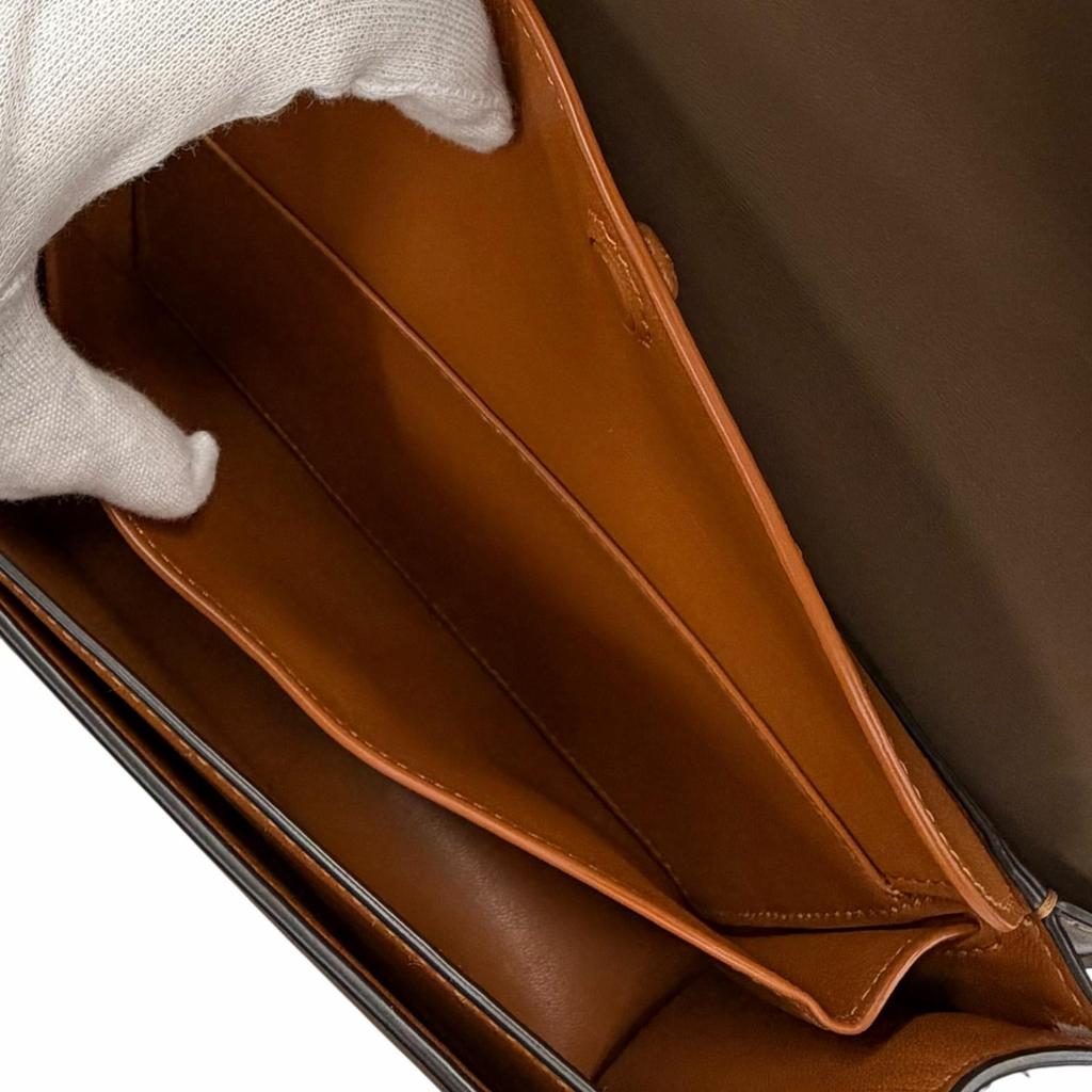 Excellent COACH Shoulder Bag Bandit Brown leather Women CC416 Used