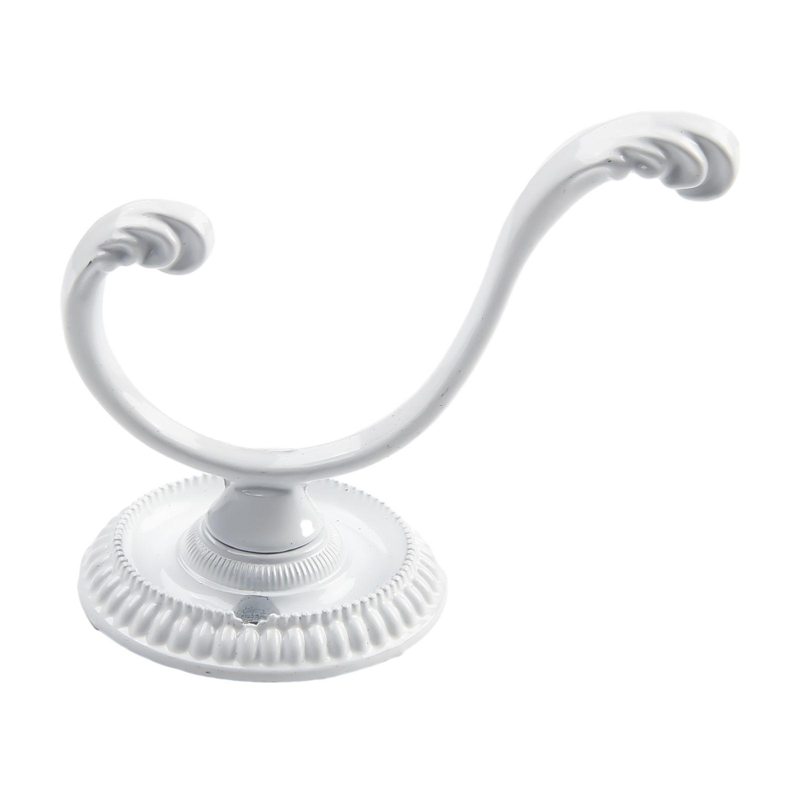 

Rustic Style Wall Mounted Hook Hanger for Key Clothes Coat Hat Bag Towel белый