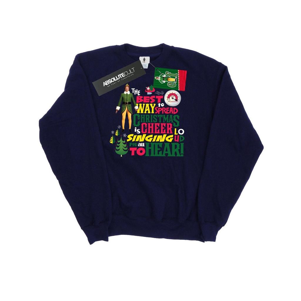 Elf Womens/Ladies Christmas Cheer Sweatshirt