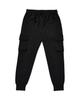 PAPERBOY Premium Sweat Cargo Jogger Pants - Black