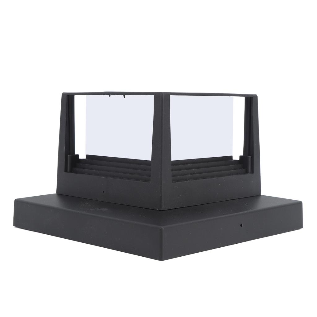 Square Outdoor Fence Post Cap Light Solar Post Light LED Landscape Lighting for Household Garden Courtyard Fence Dual