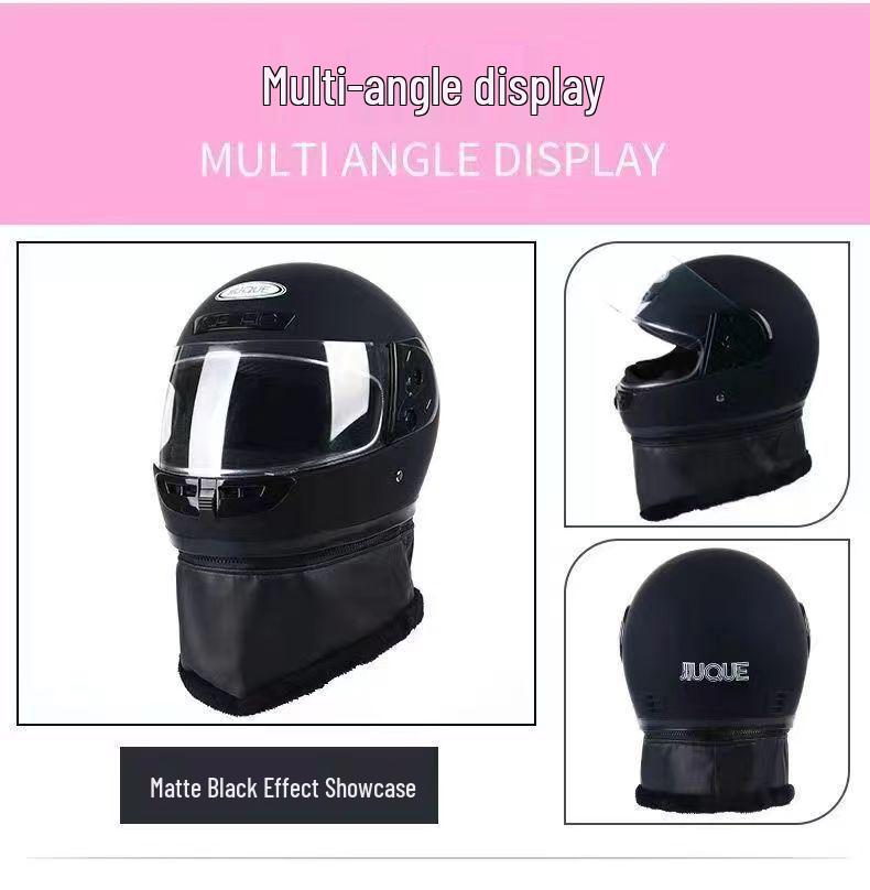 All-Season Anti-Fog Full-Face Helmet: Warm, Safe Riding for Men & Women