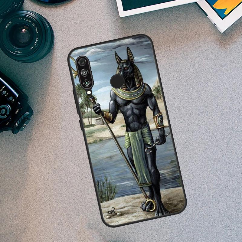 Egypt Nefertiti Anubis Ankh For Huawei Nova 12i 12s 11i 7i 8i Y73 Y70 Y90 Y60 Y72 Y61 Y91 9 10 SE P40 Lite P30 Pro Case