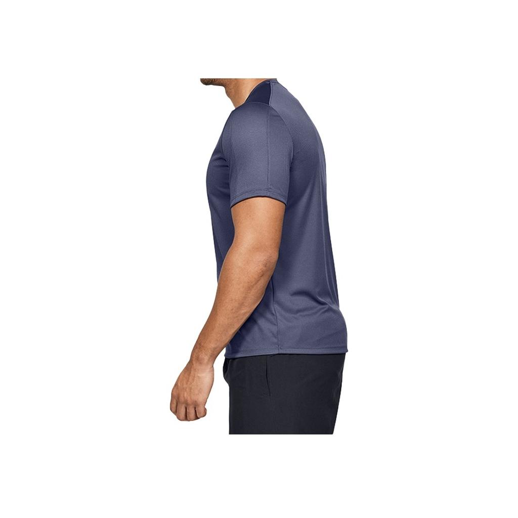 Under Armour Stride Running T-Shirt Men Tops Blue 1326564-497