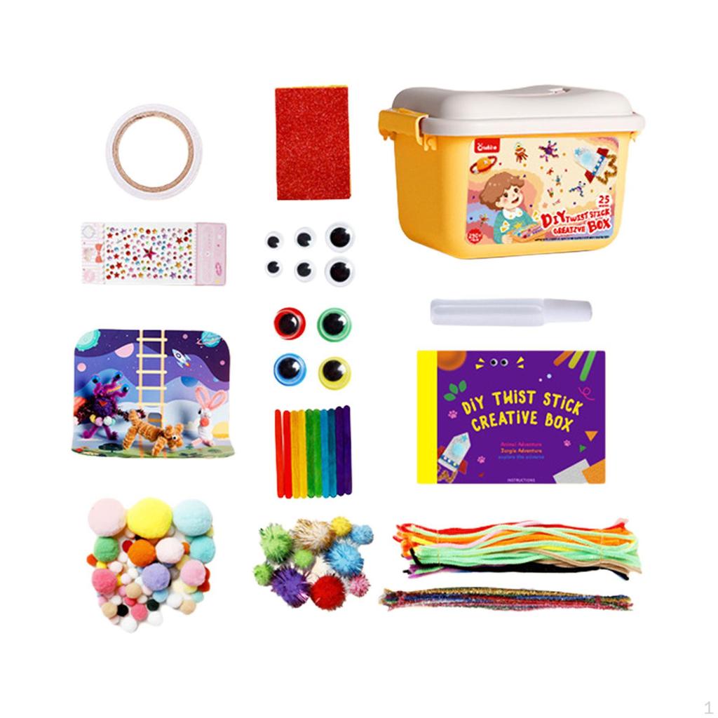 Chenille Pipe Cleaner Set Decoration Hand Craft Arts and Crafts Children Educational Toys for