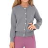 Children's Fashion Casual Cardigan Knitted Long Sleeve  Top