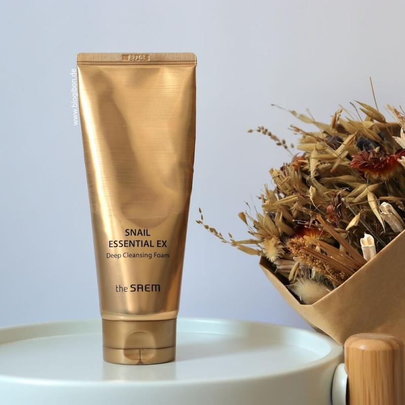 The Saem Snail Essential EX Deep Cleansing Foam 150ml 1080 Facial Foam Japan