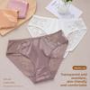 Big Size Lady Summer Sexy Lace Hollow Jacquard Seamless Breathable Triangle Briefs