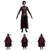 Wunderbares Scarlet Witch Rollenspielkostüm für erwachsene Kinder Jumpsuit Kopfschmuck und Umhang enthalten