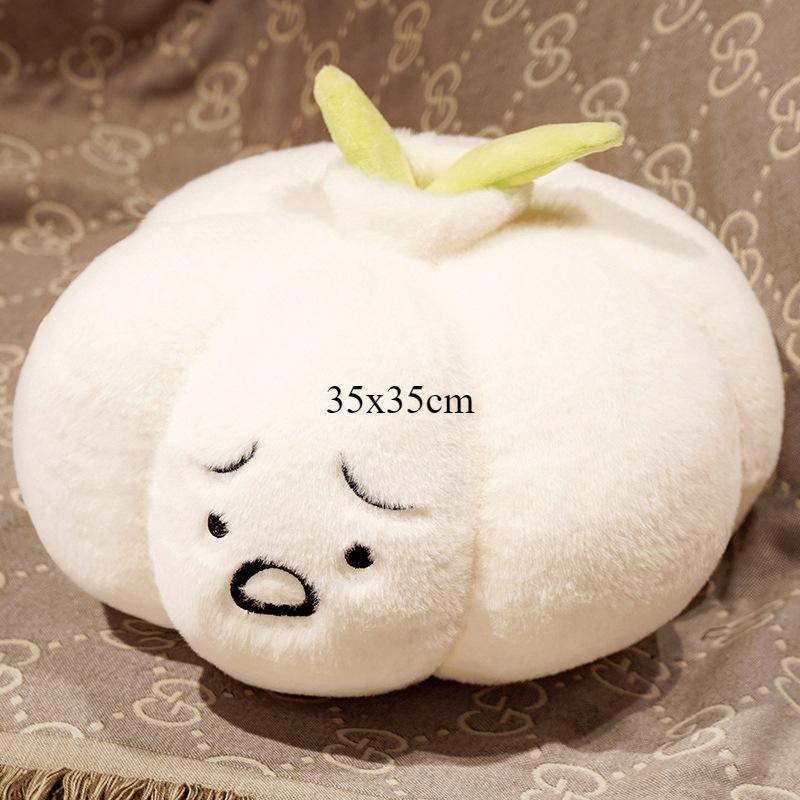 

1 шт. Подушка-тыква Скандинавский стиль Дом Плюшевая Гостиная Диван Подушка-чеснок Прикроватная подушка-цветок Домашнее украшение 30cm