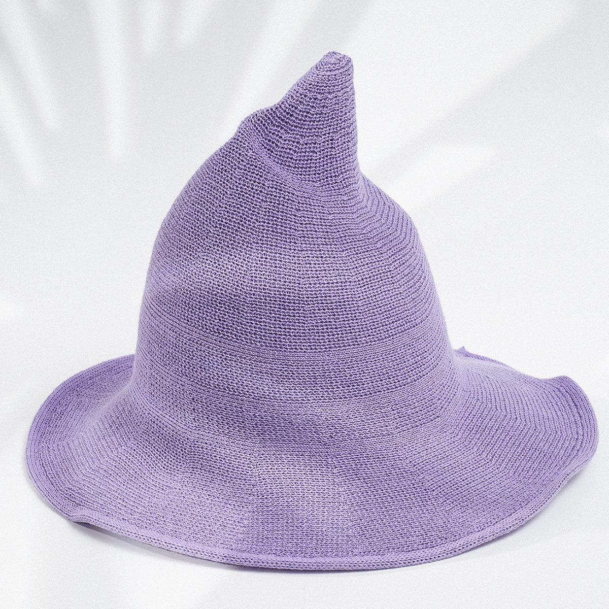 

Женская остроконечная шляпа ведьмы для ролевых игр и празднований на Хэллоуин M (56-58cm) фиолетовый