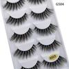 Lashie - Set of 5 Pairs: Volume Crisscross False Eyelashes