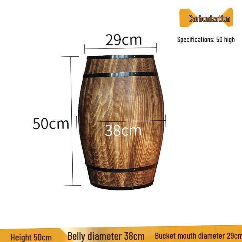 Decorative Oak Wine Barrel