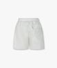 MAN ON THE BOON Embroidered Logo Nylon Banding Shorts_Gray 4716105008