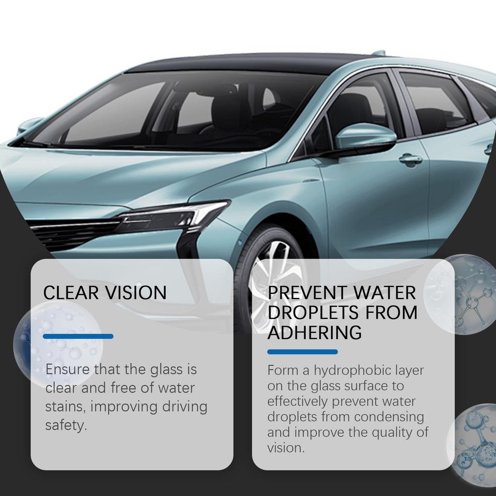 Car Glass Coating Spray Clean Car Window Windshield Rainproof Car Coating Spray 120ml