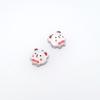 Surgical Steel Mini Ribbon Bear Pendant Accessory