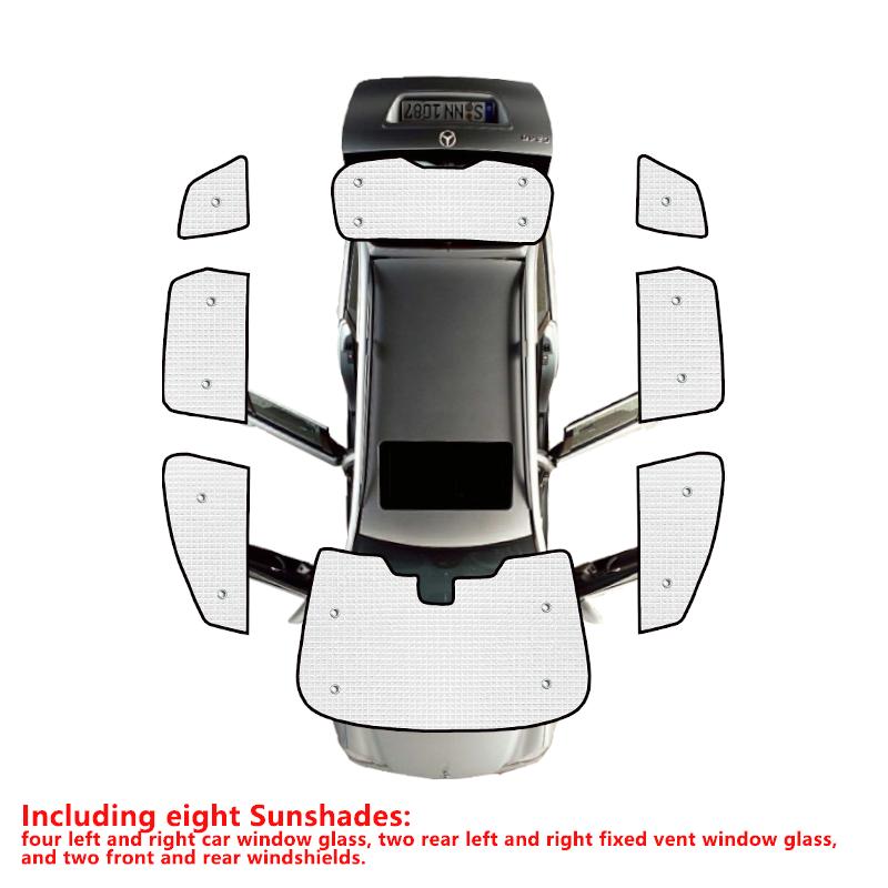 For Ford Edge Endura MK2 CD539 2015- 2018 Car Full Coverage Sunshades UV Protection Windshields Accessories Window Sunvisor