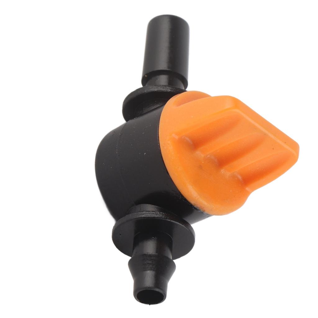 50 Stück Tropfbewässerungsventil 4/7mm Außendurchmesser 6mm/0,2in Tropfbewässerungs-Schaltventil für Bewässerungssystem