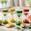 Colorful Fruit Sand Clock Portable Sand Hourglass Timer Novelty 3 Minutes Hourglass  Child