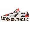 Animal Old Skool Tapered Unisex Black White Red Leopard VN0A54F4B6B